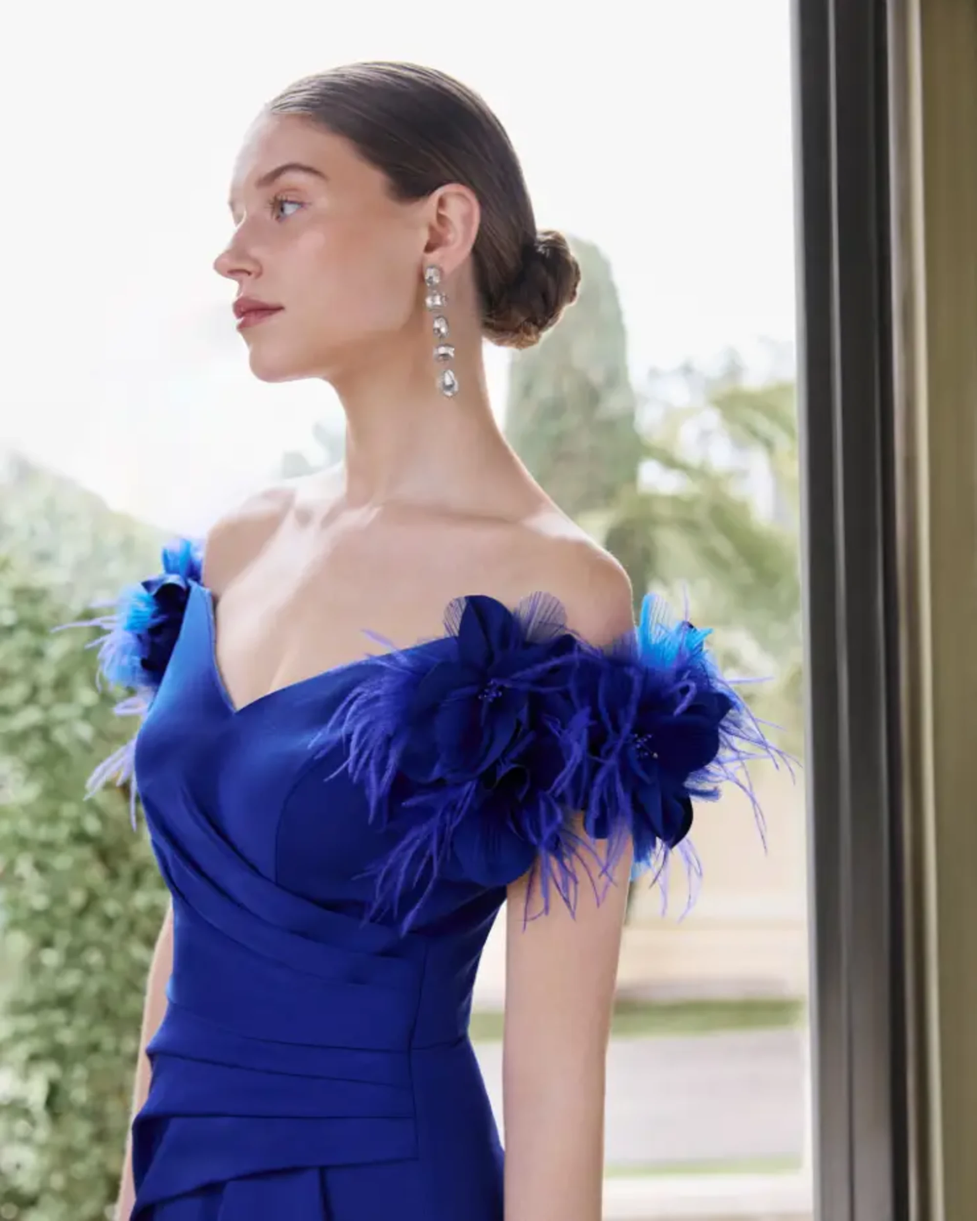 rosa clara bridesmaid dresses uk Couture Club by Rosa Clara 1G40 Cobalt Dress – ginasmartboutique main image 1