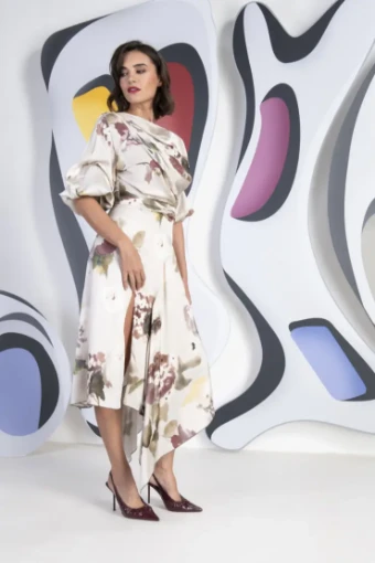 Kevan Jon Mila sleeve split #2 default Champagne thumbnail