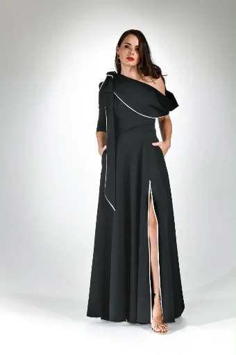 Kevan Jon Constantina Maxi #0 default Black/Ivory thumbnail