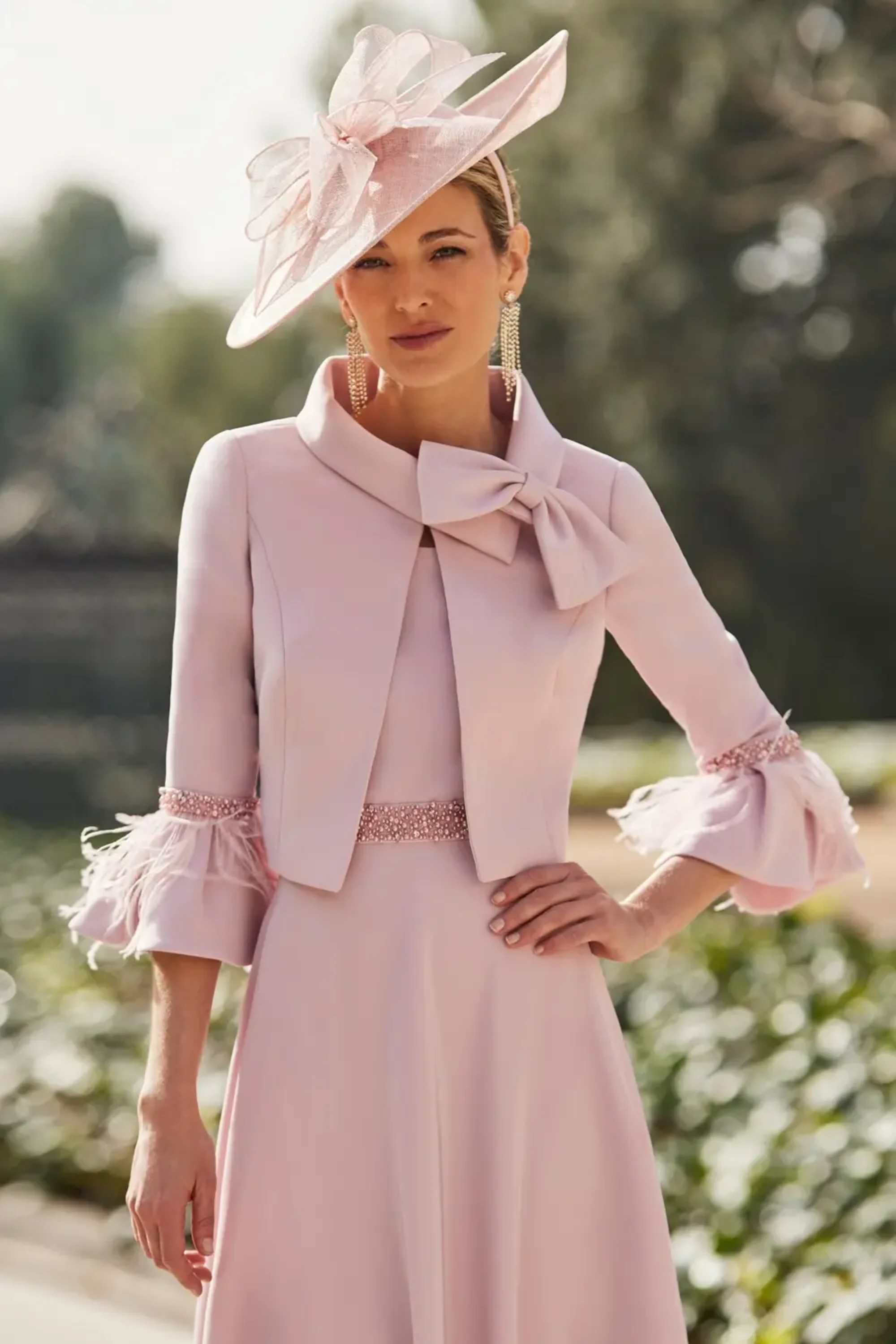 THE URBAN BLANCHE vieux rose dress（Couture Club 8G153 Taupe Dress  