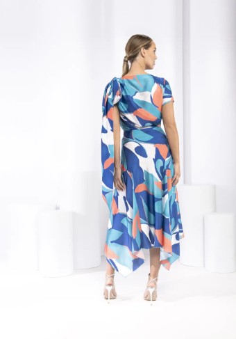 Kevan Jon Didi drape #1 Blue Coral thumbnail