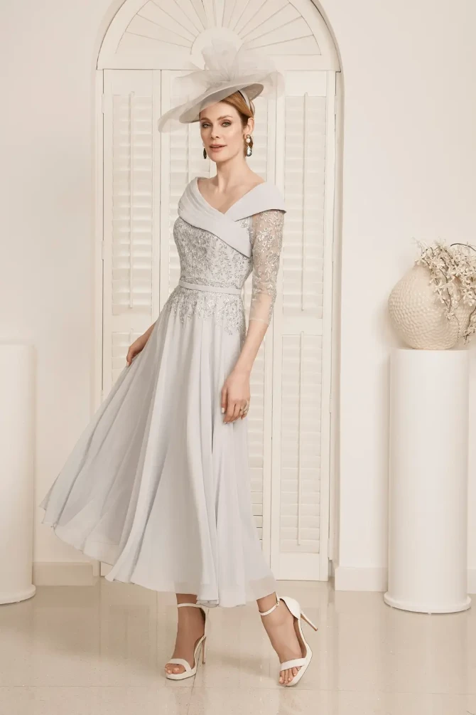 Beige Mother of the Bride outfit – Veni Infantino 991130