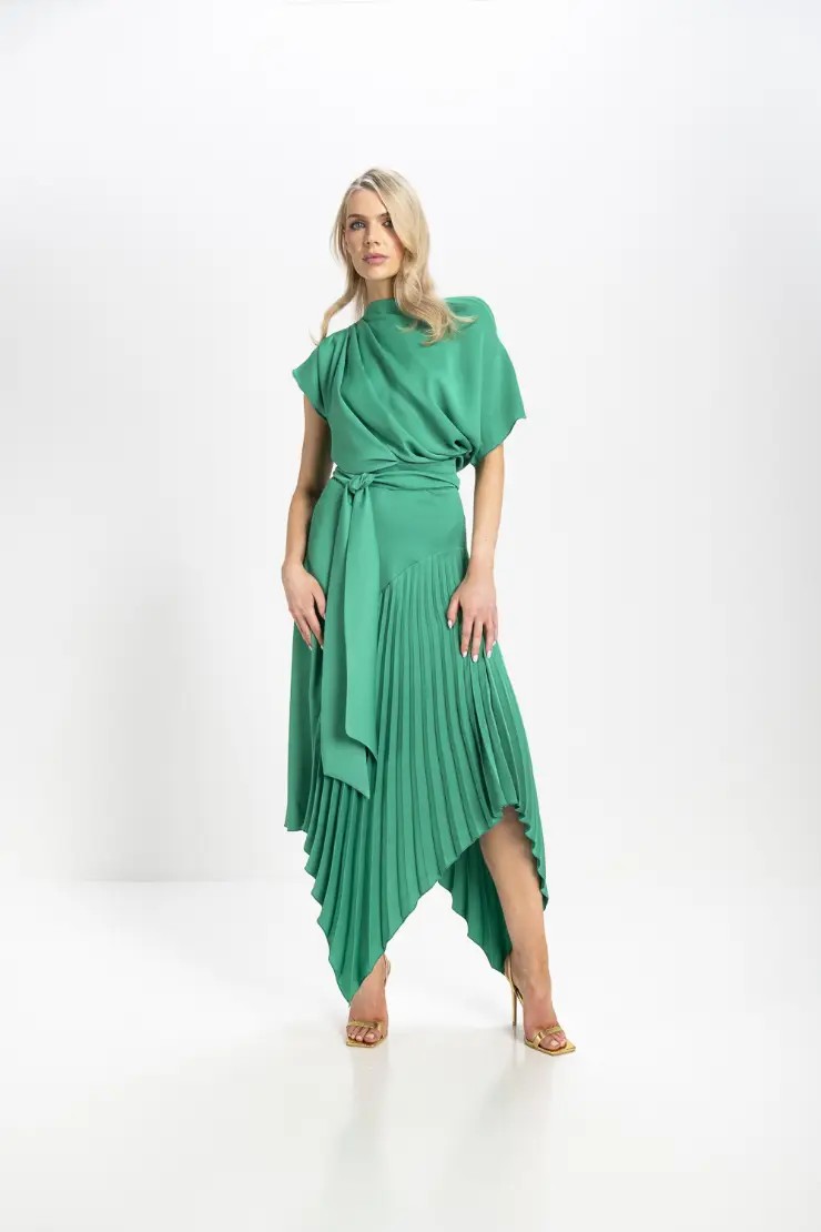 Kevan Jon Mila pleat knee Default Image